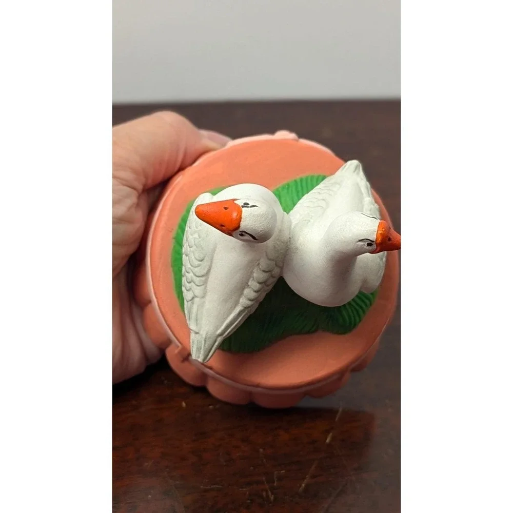 Vintage Kerr Mason Jar Ceramic Goose Lid Cottagecore Farmhouse Canister